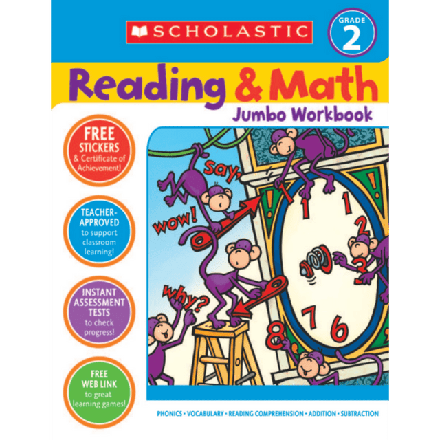 SCHOLASTIC INC 9780439786010 Scholastic Reading/Math - Grade 2