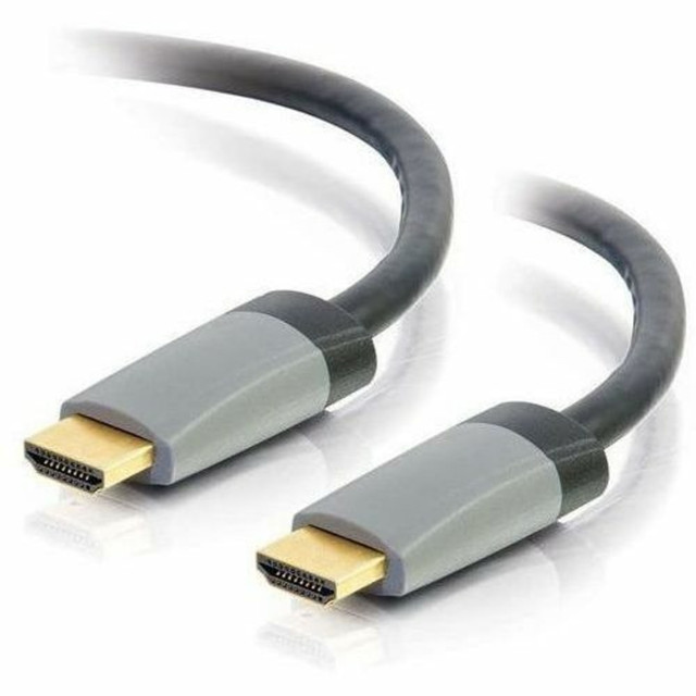 LASTAR INC. 50636 C2G 50ft 4K HDMI Cable with Ethernet - High Speed - In-Wall CL-2 Rated - HDMI for Home Theater System, Audio/Video Device - 50 ft - 1 x HDMI Male Digital Audio/Video - 1 x HDMI Male Digital Audio/Video - Gold Plated - Shielding - Bl LASTAR INC. 50636 C2G 50ft 4K HDMI Cable with Ethernet - High Speed - In-Wall CL-2 Rated - HDMI for Home Theater System, Audio/Video Device - 50 ft - 1 x HDMI Male Digital Audio/Video - 1 x HDMI Male Digital Audio/Video - Gold Plated - Shielding - Bl