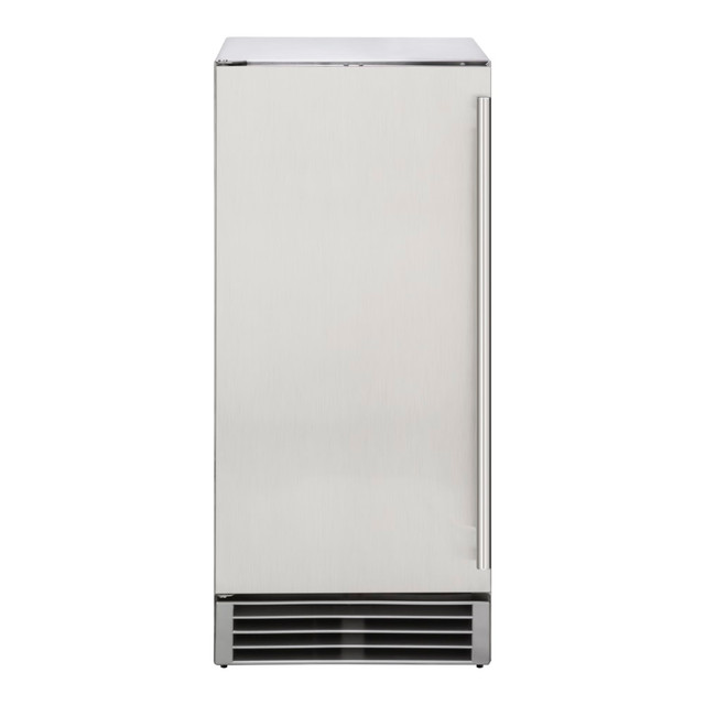 GREENFIELD WORLD TRADE INC. MIM50P-O Edgecraft MAXX ICE Premium Outdoor Ice Maker, 50 Lb, Silver