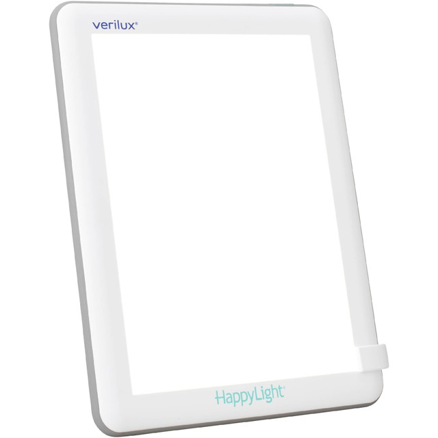 VERILUX, INC. VT22WW3 Verilux HappyLight Lucent LED UV-Free Therapy Lamp, 8-5/8inH x 6-5/8inW x 13/16inD, White