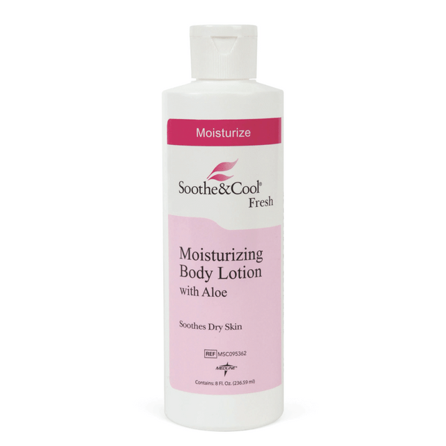 MEDLINE INDUSTRIES, INC. MSC095362 Soothe & Cool Moisturizing Scented Body Lotion, 8 Oz, Case Of 12 MEDLINE INDUSTRIES, INC. MSC095362 Soothe & Cool Moisturizing Scented Body Lotion, 8 Oz, Case Of 12