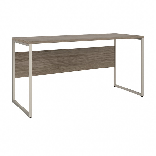 BUSH INDUSTRIES INC. Bush Business Furniture HYD260MH  Hybrid 60inW x 24inD Computer Table Desk With Metal Legs, Modern Hickory, Standard Delivery