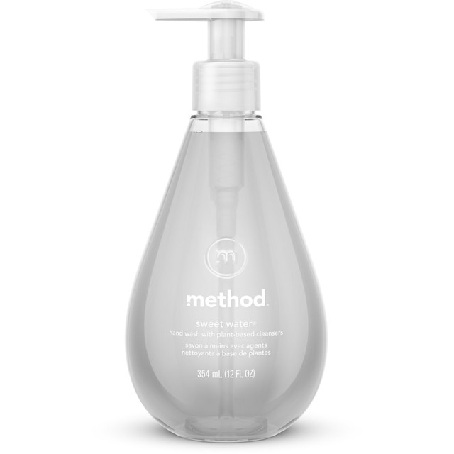 METHOD PRODUCTS, INC. Method 00034  Antibacterial Gel Hand Wash Soap, Sweet Water Scent, 12 Oz Bottle