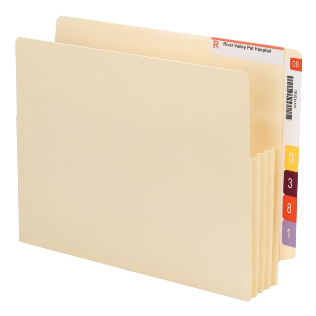 SMEAD MFG CO 75165 Smead End-Tab Convertible File Pockets, 3 1/2in Expansion, Letter Size, Manila, Pack Of 10 SMEAD MFG CO 75165 Smead End-Tab Convertible File Pockets, 3 1/2in Expansion, Letter Size, Manila, Pack Of 10