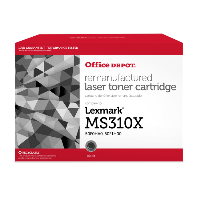 CLOVER TECHNOLOGIES GROUP, LLC ODMS310L Office Depot Remanufactured Black High Yield Toner Cartridge Replacement For Lexmark MS310X CLOVER TECHNOLOGIES GROUP, LLC ODMS310L Office Depot Remanufactured Black High Yield Toner Cartridge Replacement For Lexmark MS310X
