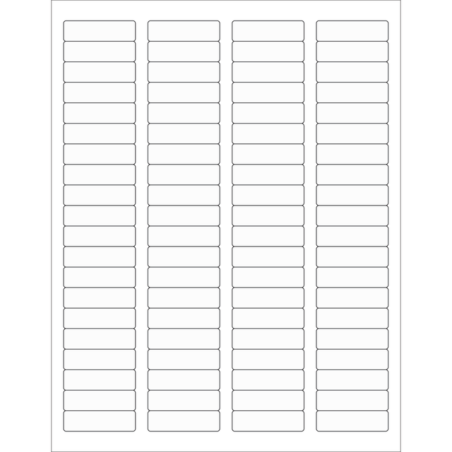 B O X MANAGEMENT, INC. LL220CL Tape Logic Laser Labels, LL220CL, Rectangle, 1 3/4in x 1/2in, Clear, Pack Of 8,000