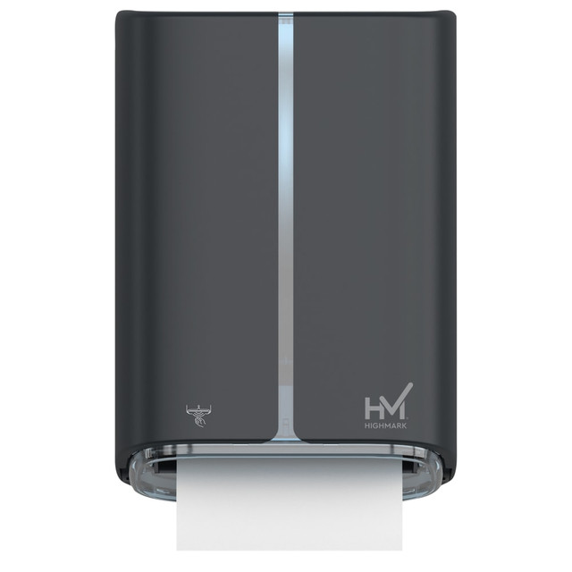 OFFICE DEPOT C350 Highmark Roll Towel Electronic Dispenser, 16-5/8inH x 11-1/2inW x 8-3/4inD, Dark Gray
