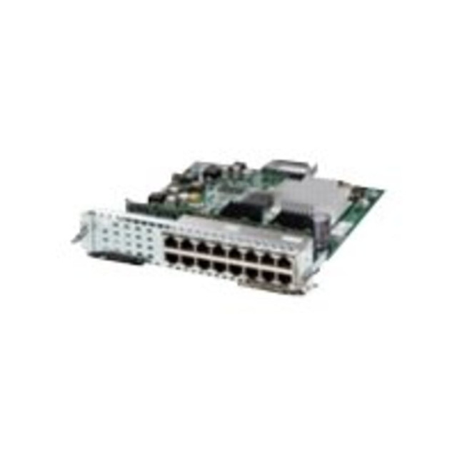 CISCO SM-ES3-16-P=  Enhanced EtherSwitch Service Module Advanced - Switch - L3 - managed - 15 x 10/100 + 1 x 10/100/1000 - plug-in module - PoE - for Cisco 2911, 2921, 2951, 3925, 3945; Catalyst 2960-24, 2960-48, 3560E-24, 3560E-48