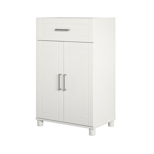 AMERIWOOD INDUSTRIES, INC. 6421403COM Ameriwood Home Callahan Base Storage Cabinet, 39-1/4inH x 23-1/2inW x 15-7/16inD, White