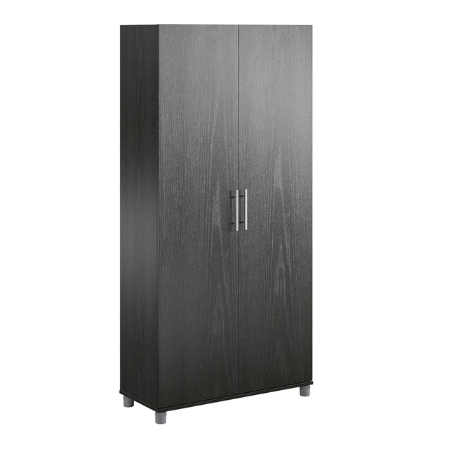 AMERIWOOD INDUSTRIES, INC. 3402335COM Ameriwood Home Camberly 36inW Utility Storage Cabinet, Black AMERIWOOD INDUSTRIES, INC. 3402335COM Ameriwood Home Camberly 36inW Utility Storage Cabinet, Black
