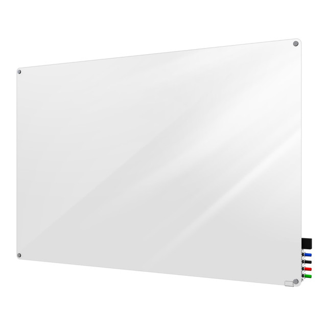 GHENT MANUFACTURING INC. HMYRM34WH Ghent Harmony Magnetic Glass Unframed Dry-Erase Whiteboard, 36in x 48in, White GHENT MANUFACTURING INC. HMYRM34WH Ghent Harmony Magnetic Glass Unframed Dry-Erase Whiteboard, 36in x 48in, White
