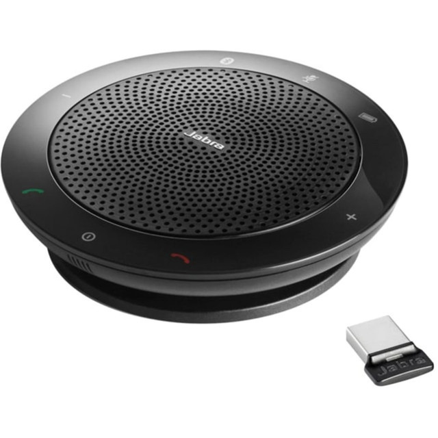 GN AUDIO USA INC. GSA7510-109 Jabra Speak 510 MS Speakerphone - Wired/Wireless Bluetooth - Skype for Business - 4 Meeting Persons Capacity - Omni-directional Microphone(s) - Black GN AUDIO USA INC. GSA7510-109 Jabra Speak 510 MS Speakerphone - Wired/Wireless Bluetooth - Skype for Business - 4 Meeting Persons Capacity - Omni-directional Microphone(s) - Black