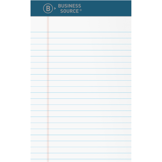 SP RICHARDS 03105 Business Source Premium Writing Pad - x 5in Width x 8in Length - White Paper - Tear Proof, Sturdy Back, Bleed-free - 1 Dozen SP RICHARDS 03105 Business Source Premium Writing Pad - x 5in Width x 8in Length - White Paper - Tear Proof, Sturdy Back, Bleed-free - 1 Dozen