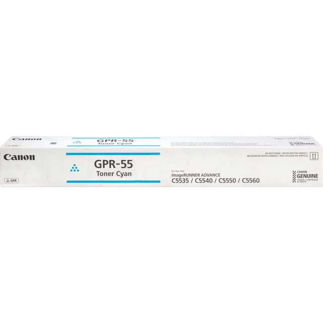 CANON USA, INC. 0482C003 Canon GPR-55 Cyan Toner Cartridge, 0482C003