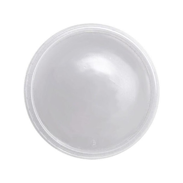 LOLLICUP USA, INC. Karat FP-DCL117-PP  Flat Plastic Lids For 8-32 Oz Deli Containers, Clear, Case Of 500 Lids