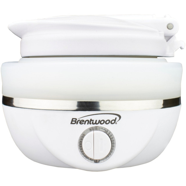 BRENTWOOD APPLIANCES, INC. KT-1508W Brentwood KT-1508W Dual-Voltage 0.8 L Stainless-Steel Collapsible Travel Kettle, White BRENTWOOD APPLIANCES, INC. KT-1508W Brentwood KT-1508W Dual-Voltage 0.8 L Stainless-Steel Collapsible Travel Kettle, White