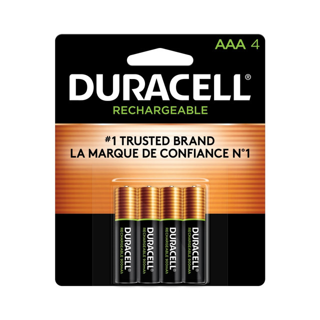 THE DURACELL COMPANY Duracell NLAAA4BCD  StayCharged Rechargeable AAA Batteries, Pack Of 4
