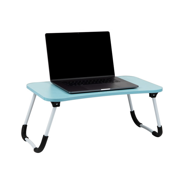 EMS MIND READER LLC LBSTUDY-BLU Mind Reader Woodland Collection Portable Laptop Desk with Folding Legs, 10-1/2in H x 13-3/4in W x 24-1/4in L, Blue EMS MIND READER LLC LBSTUDY-BLU Mind Reader Woodland Collection Portable Laptop Desk with Folding Legs, 10-1/2in H x 13-3/4in W x 24-1/4in L, Blue