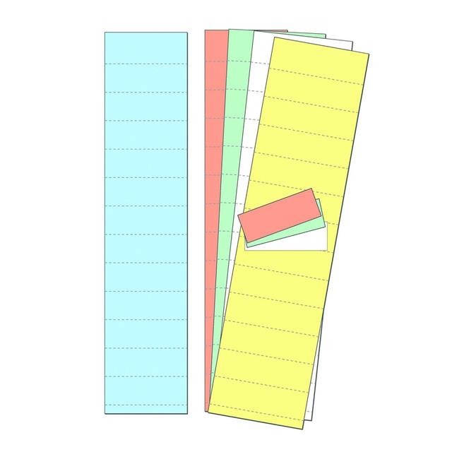 BI-SILQUE VISUAL COMM.PROD. FM1312 MasterVision Magnetic Data Card Refills, 1in x 2in, Assorted Colors, Pack Of 1,000 BI-SILQUE VISUAL COMM.PROD. FM1312 MasterVision Magnetic Data Card Refills, 1in x 2in, Assorted Colors, Pack Of 1,000