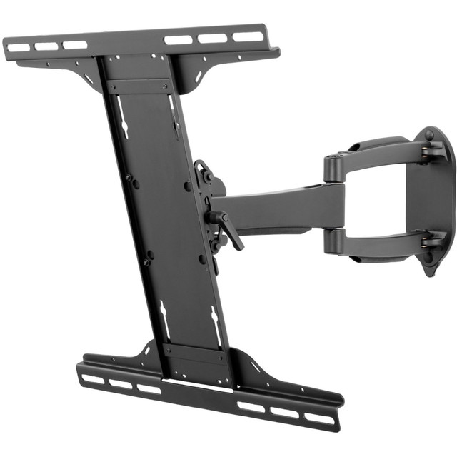 PEERLESS INDUSTRIES, INC. SA746PU Peerless Full-Motion Plus Wall Mount SA746PU - Mounting kit (wall plate, articulating arm) - for flat panel - fused epoxy - gloss black - screen size: 22in-50in - mounting interface: 400 x 400 mm