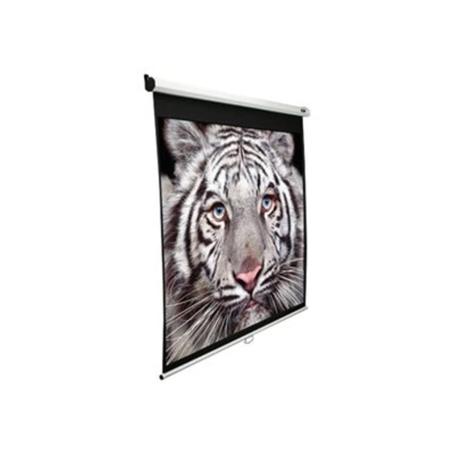 ELITE SCREENS INC. Elite M113NWX-SRM  Screens Manual SRM Series M113NWX-SRM - Projection screen - ceiling mountable, wall mountable - 113in (113 in) - 16:10 - MaxWhite - white