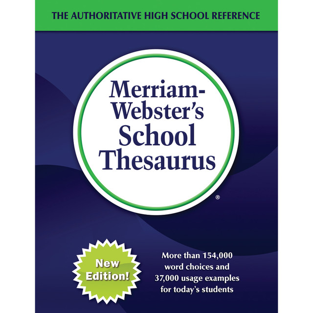 MERRIAM-WEBSTER INC. MW-3656 Merriam-Websters School Thesaurus MERRIAM-WEBSTER INC. MW-3656 Merriam-Websters School Thesaurus
