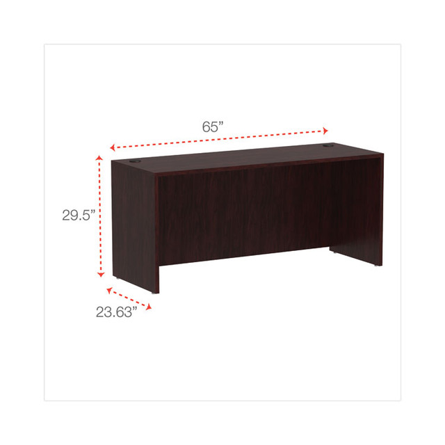 ALERA VA256624MY Alera Valencia Series Credenza Shells, 65w x 23.6d x 29.5h, Mahogany