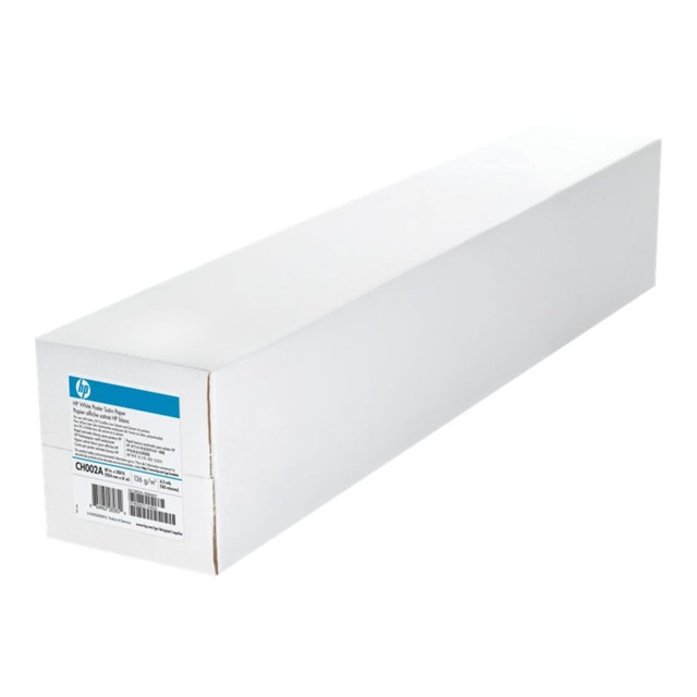 BRAND MANAGEMENT GROUP, LLC CH002A HP - Satin - Roll (60 in x 200 ft) - 136 g/m2 - 1 roll(s) poster board - for DesignJet 10000s, 8000s, 9000s, L25500 (60in), L26500, L28500, L65500; Scitex FB910, FB950