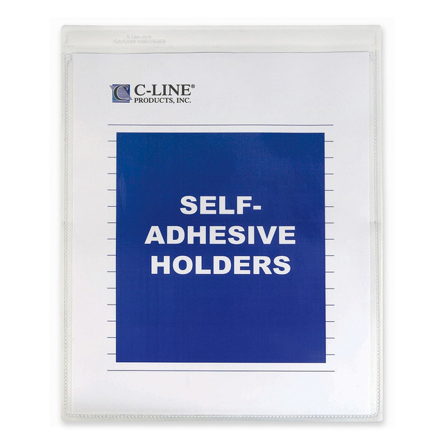 C-LINE PRODUCTS, INC. 70912 C-Line Self-Adhesive Seal Shop Ticket Holders, 9in x 12in, Box Of 50 C-LINE PRODUCTS, INC. 70912 C-Line Self-Adhesive Seal Shop Ticket Holders, 9in x 12in, Box Of 50