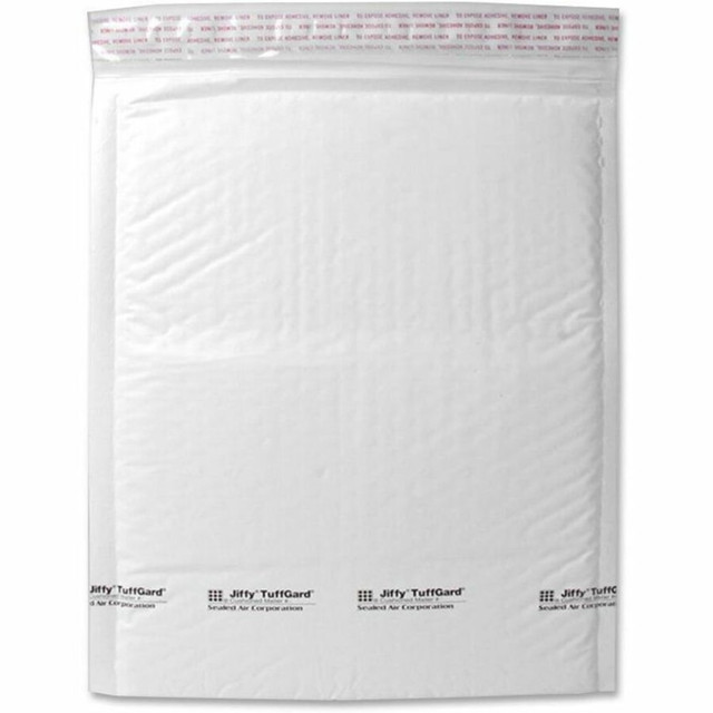 SEALED AIR CORPORATION 49676 Sealed Air Tuffgard Premium Cushioned Mailers - Bubble - #6 - 12 1/2in Width x 19in Length - Peel & Seal - Poly - 25 / Carton - White