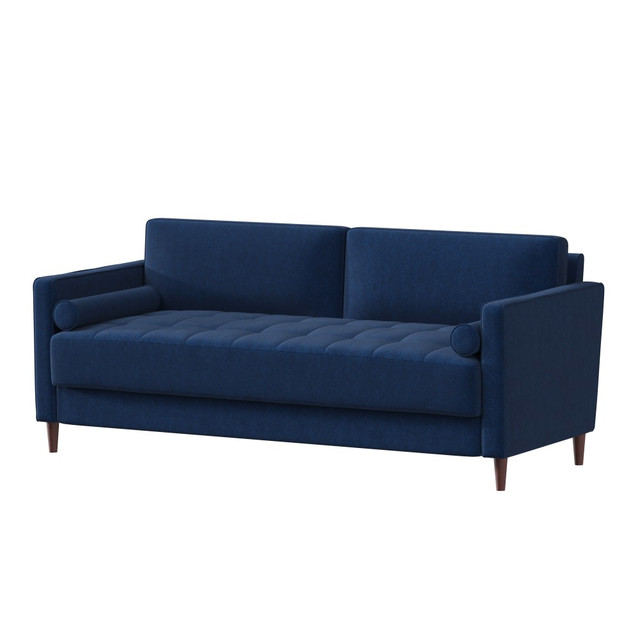 LIFESTYLE SOLUTIONS INC. LKLGF2SP3GU3051 Lifestyle Solutions Lillian Sofa, Navy Blue LIFESTYLE SOLUTIONS INC. LKLGF2SP3GU3051 Lifestyle Solutions Lillian Sofa, Navy Blue