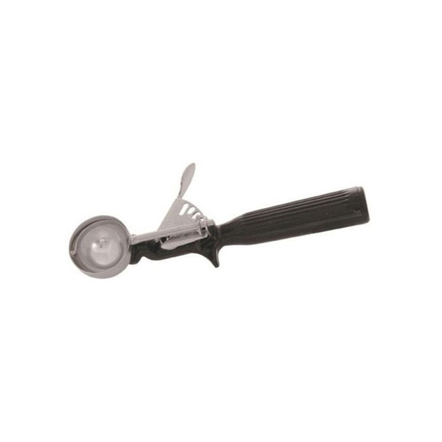 THE VOLLRATH COMPANY 47146 Vollrath No. 30 Disher With Antimicrobial Protection, 1 Oz, Black