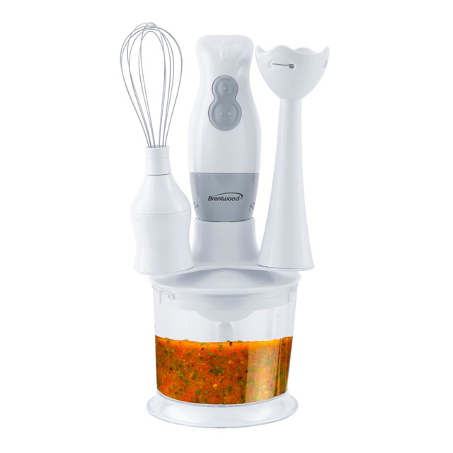 BRENTWOOD APPLIANCES, INC. 995115512M Brentwood HB-38W 2-Speed Hand Blender, White