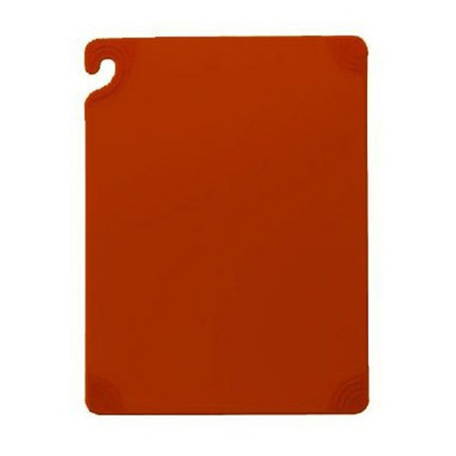 SAN JAMAR, INC. CBG152012RD San Jamar Saf-T-Grip Cutting Board, 1/2inH x 15inW x 20inD, Red