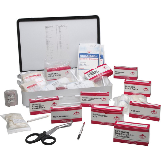 NATIONAL INDUSTRIES FOR THE BLIND 6545-00-656-1094 SKILCRAFT First Aid Kit, Office Size, 20-25 People (AbilityOne 6545-00-656-1094)