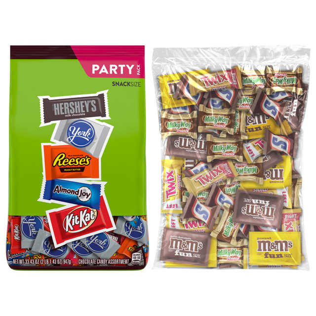 G&J HOLDINGS LLC 810050889759 Hersheys Milk Chocolate Assortment/Mars Chocolate Favorites Bundle