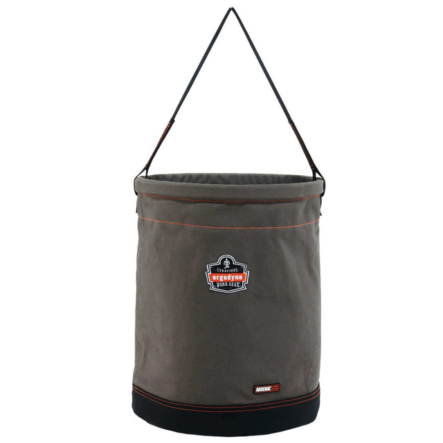 ERGODYNE CORPORATION 14935 Ergodyne Arsenal 5935 XL Canvas Hoist Bucket, 20in x 16in, Gray