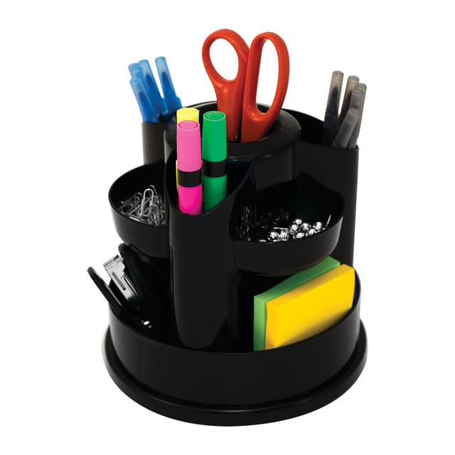 ADVANTUS CORP. 65442 Innovative Storage Designs Desktop Organizer, 10 Compartments, Black ADVANTUS CORP. 65442 Innovative Storage Designs Desktop Organizer, 10 Compartments, Black