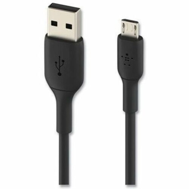 BELKIN, INC. CAB005BT1MBK Belkin BoostCharge USB-A to Micro-USB Cable (1 meter / 3.3 foot, Black) - 3.28 ft Micro-USB/USB Data Transfer Cable - First End: USB Type A - Second End: Micro USB - Black BELKIN, INC. CAB005BT1MBK Belkin BoostCharge USB-A to Micro-USB Cable (1 meter / 3.3 foot, Black) - 3.28 ft Micro-USB/USB Data Transfer Cable - First End: USB Type A - Second End: Micro USB - Black