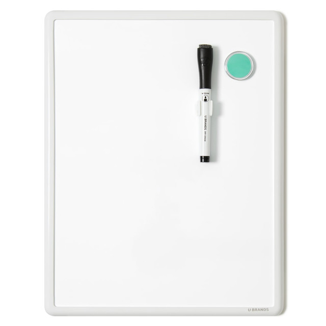 UBRANDS, LLC 252U00-04 U Brands Contempo Magnetic Dry-Erase Board, 14in X 11in, White Plastic Frame (252U00-04) UBRANDS, LLC 252U00-04 U Brands Contempo Magnetic Dry-Erase Board, 14in X 11in, White Plastic Frame (252U00-04)
