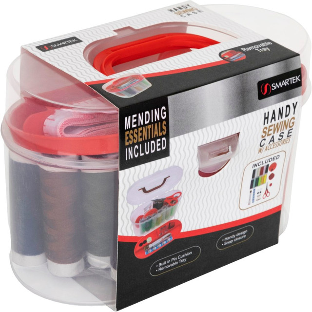 SMARTEK USA CO. INC. ST-124R Smartek Handy Sewing Case, Red SMARTEK USA CO. INC. ST-124R Smartek Handy Sewing Case, Red