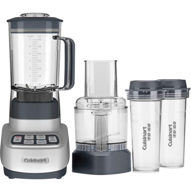 CONAIR CORPORATION Cuisinart BFP-650GM  VELOCITY Ultra Trio BFP-650GM Food Processor - 3 Cup (Capacity) - 1.75 quart (Capacity) - 4 Speed - Silver, Gun Metal