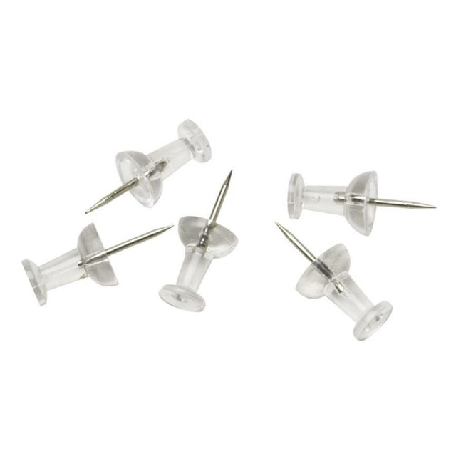 NATIONAL INDUSTRIES FOR THE BLIND 9400935 SKILCRAFT Clear Pushpins, Box Of 100 (AbilityOne 7510-00-940-0935) NATIONAL INDUSTRIES FOR THE BLIND 9400935 SKILCRAFT Clear Pushpins, Box Of 100 (AbilityOne 7510-00-940-0935)
