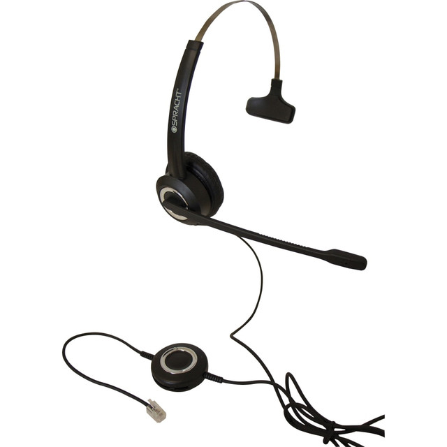 SPRACHT ZUMRJ9M  ZUMRJ9M Headset - Mono - RJ-9 - Wired - Over-the-head - Monaural