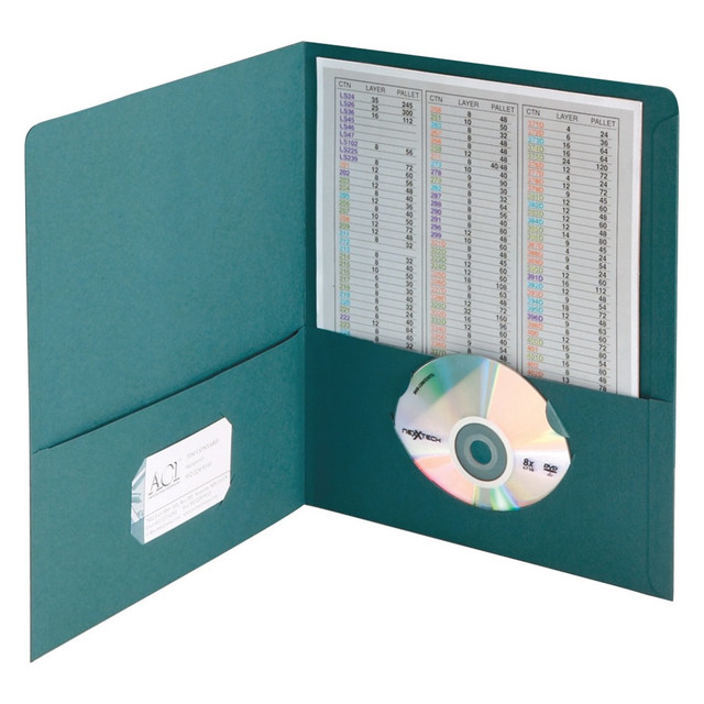 SMEAD MFG CO 87867 Smead Color Portfolios, 8 1/2in x 11in, Teal, Pack Of 25 SMEAD MFG CO 87867 Smead Color Portfolios, 8 1/2in x 11in, Teal, Pack Of 25