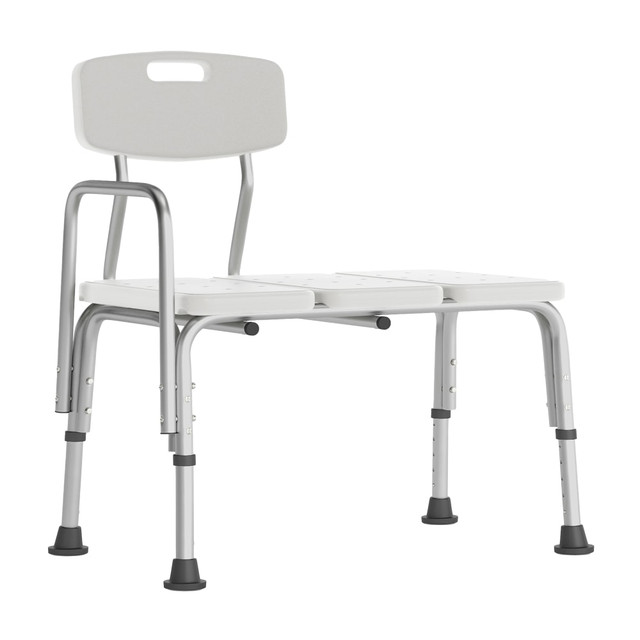 FLASH FURNITURE DCHY3510LWH HERCULES Series Adjustable Bath And Shower Transfer Bench, White FLASH FURNITURE DCHY3510LWH HERCULES Series Adjustable Bath And Shower Transfer Bench, White