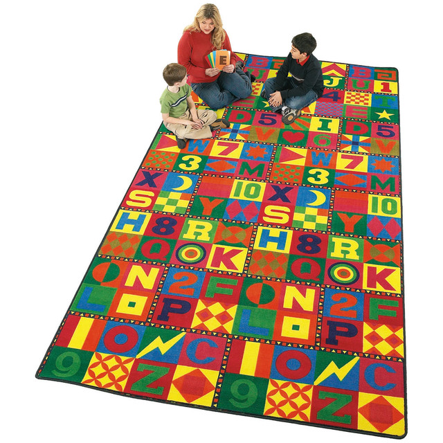 FLAGSHIP CARPETS FE148-76A  Printed Rug, 12ftH x 15ftW, Floors That Teach