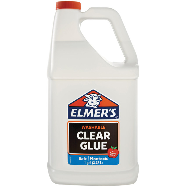 NEWELL BRANDS INC. 2022931CA Elmers Clear Washable School Glue, 1 Gallon, Pack Of 2 Jugs NEWELL BRANDS INC. 2022931CA Elmers Clear Washable School Glue, 1 Gallon, Pack Of 2 Jugs