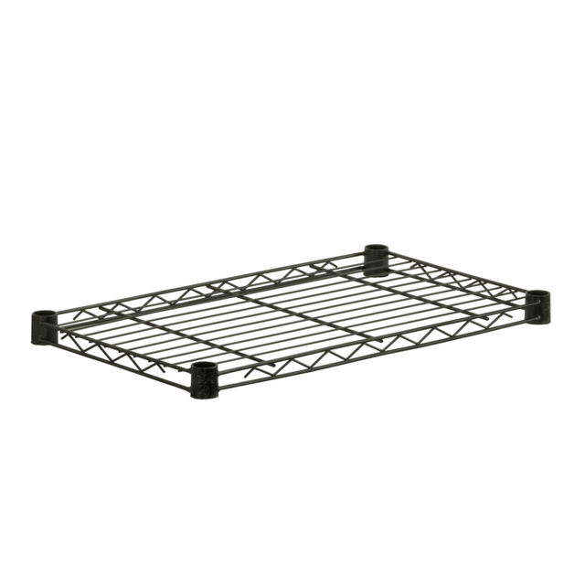 HONEY-CAN-DO INTERNATIONAL, LLC Honey Can Do SHF350B1436 Honey-Can-Do Powder-Coat Steel Shelf, 350-Lb Capacity, 1inH x 14inW x 36inD, Black