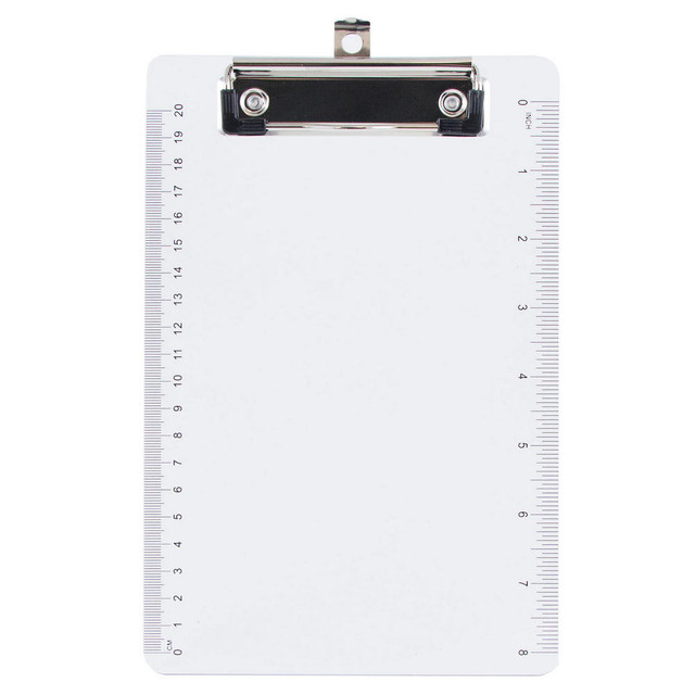 JAM PAPER AND ENVELOPE 331CPMCL JAM Paper Plastic Mini Clipboard, 6in x 9in, Clear